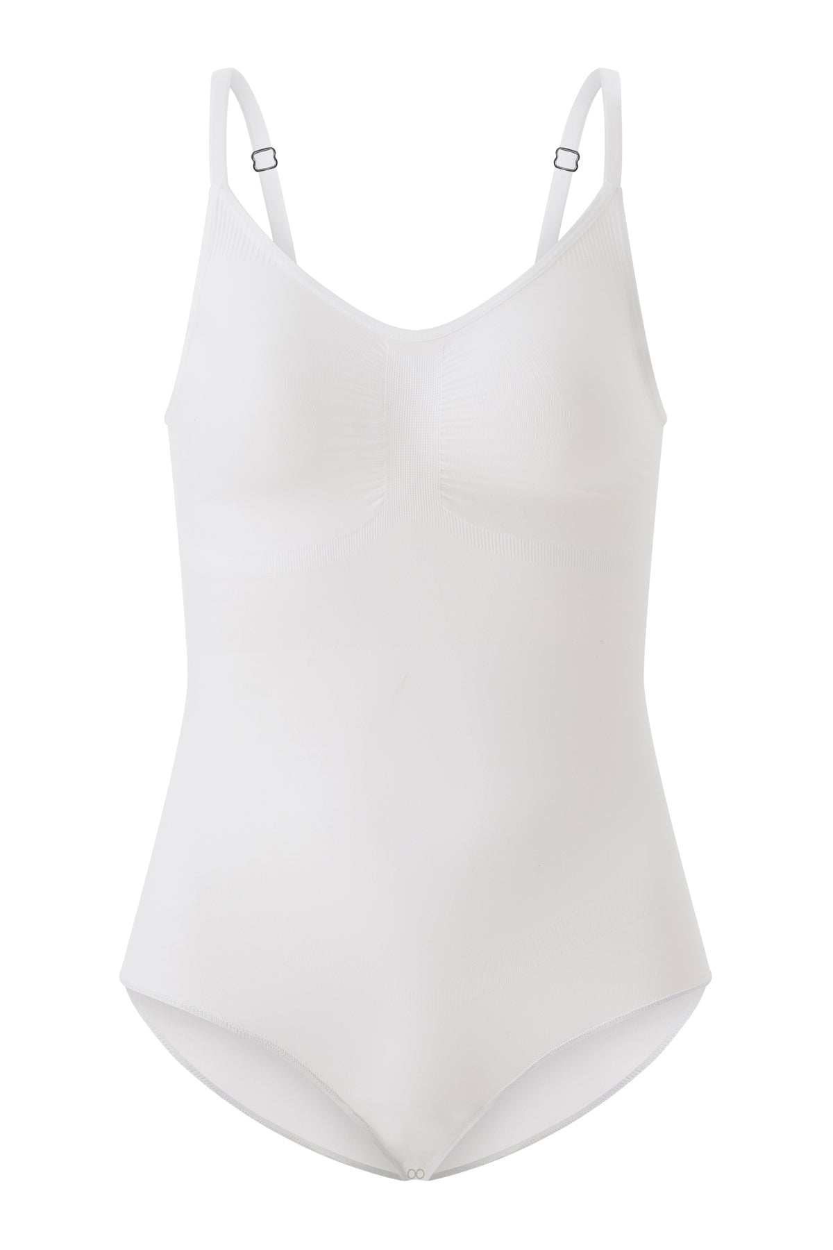 Weißes nahtloses Shapewear-Korsett – Verschlankt Bauch und Taille